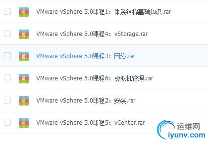 VMware vSphere基础视频.JPG